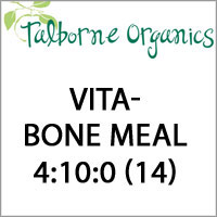 Talborne Organics Vita-Bone Meal 4:10:0 (14) 5kg bag
