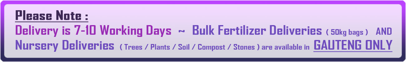 Bulk Fertilizer 50kg / Nursery Deliveries Gauteng ONLY